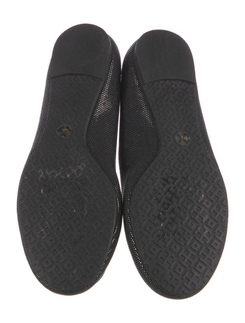 Tory Burch Signature Logo Suede Ballet Flats