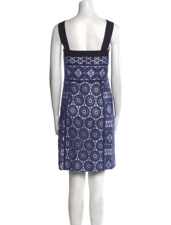 Tory Burch Lace Pattern Mini Dress