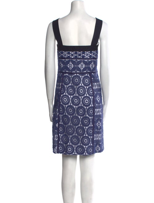 Tory Burch Lace Pattern Mini Dress