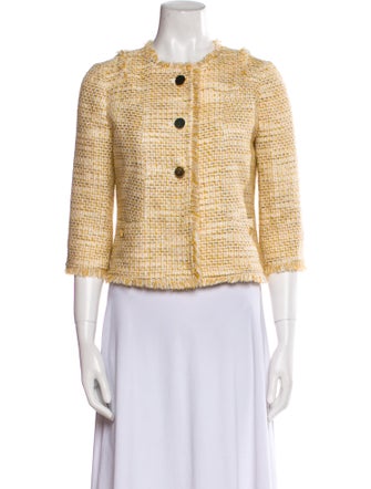 Tory Burch Tweed Tweed Pattern Evening Jacket