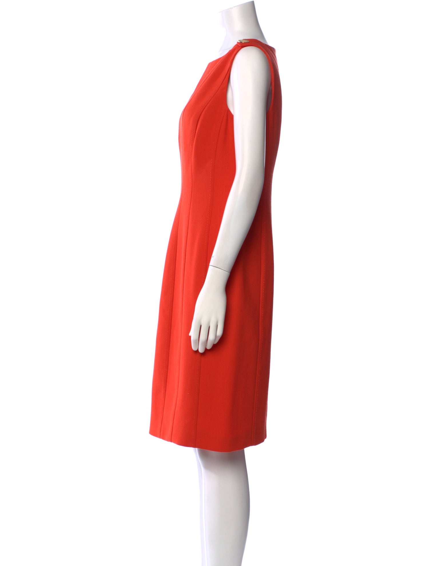 Tory Burch Bateau Neckline Knee-Length Dress