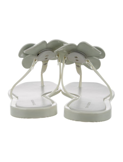 Tory Burch Rubber T-Strap Sandals