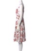 Tory Burch Floral Print Knee-Length Dress