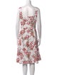 Tory Burch Floral Print Knee-Length Dress