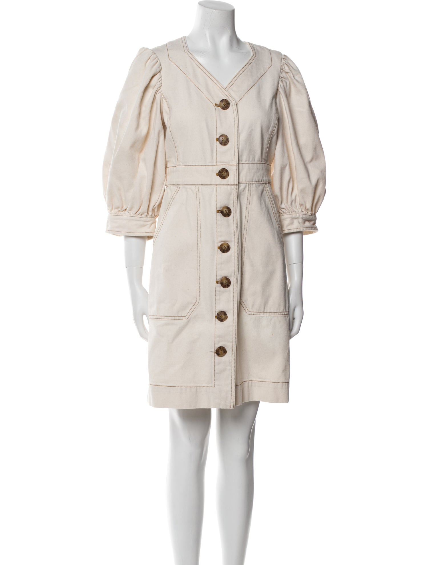 Tory Burch V-Neck Mini Dress