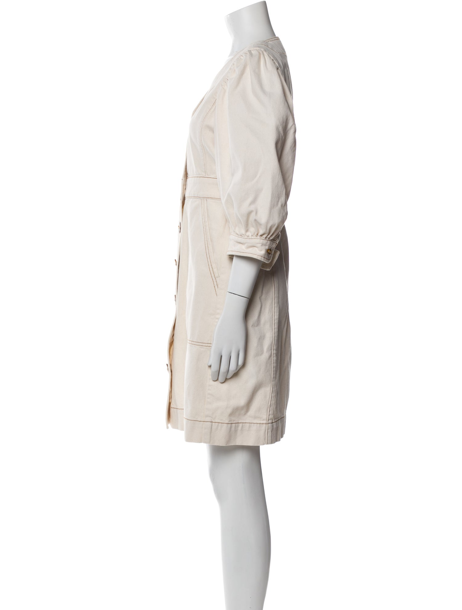 Tory Burch V-Neck Mini Dress