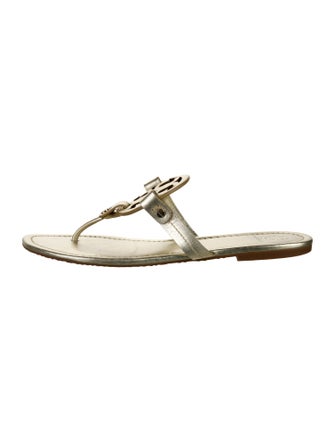 Tory Burch Leather Flip Flops