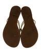 Tory Burch Leather Flip Flops