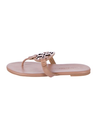 Tory Burch Leather Slides
