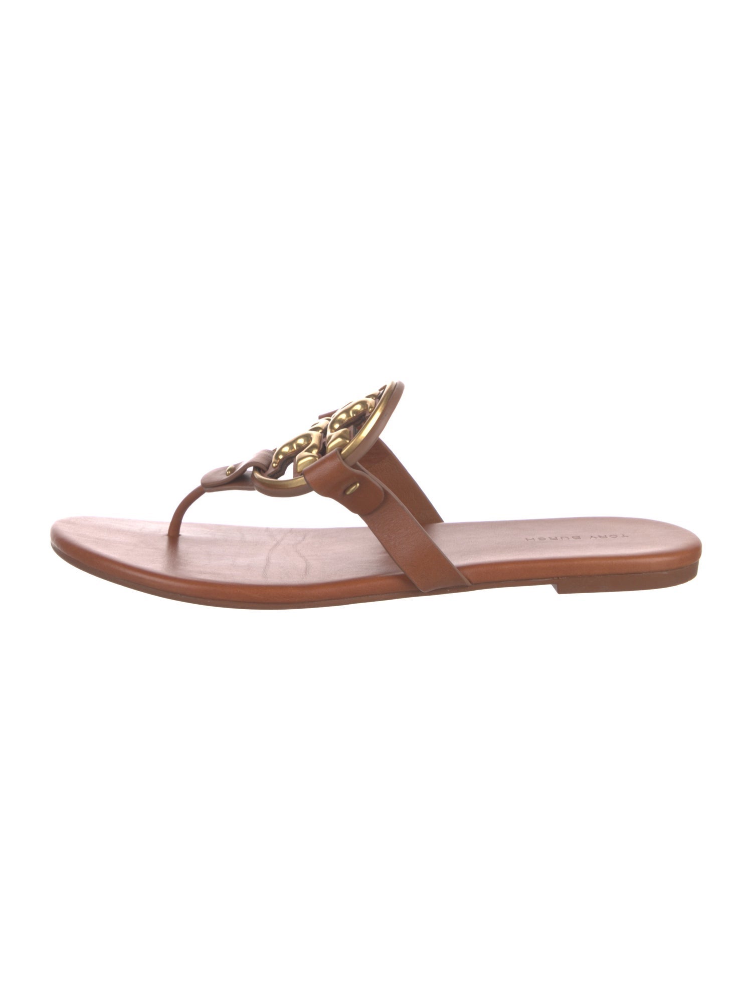 Tory Burch Leather Slides