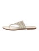 Tory Burch Leather Lasercut Accents Slides