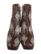 Tory Burch Leather Animal Print Boots