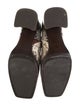 Tory Burch Leather Animal Print Boots