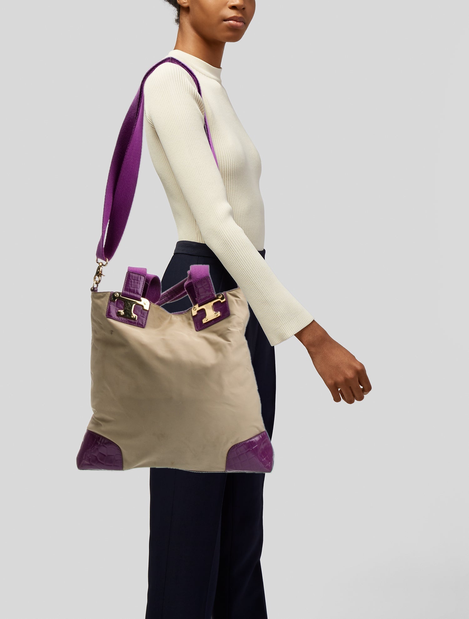 Tory Burch Nylon Shoulder Bag