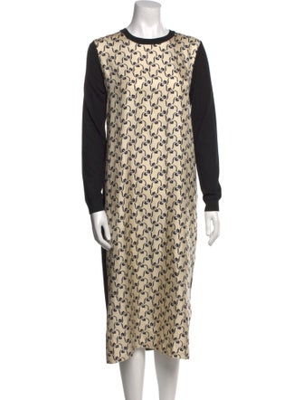 Tory Burch Silk Midi Length Dress