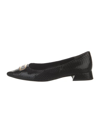 Tory Burch Snakeskin Ballet Flats