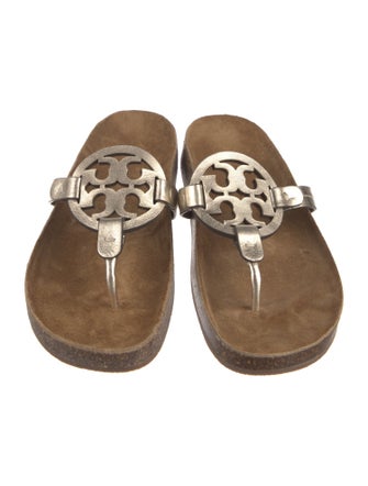Tory Burch Leather Slides