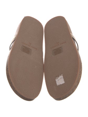 Tory Burch Leather Slides
