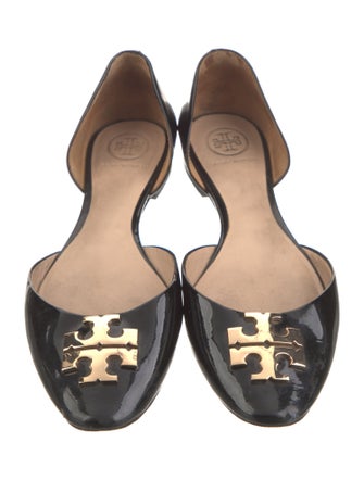 Tory Burch Patent Leather D'Orsay Flats