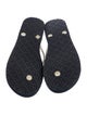 Tory Burch Rubber Floral Print Flip Flops