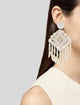 Tory Burch Shell & Mother of Pearl Chandelier Clip-On Earrings