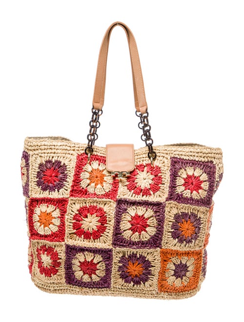 Tory Burch Raffia Tote