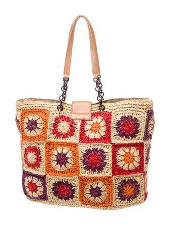 Tory Burch Raffia Tote