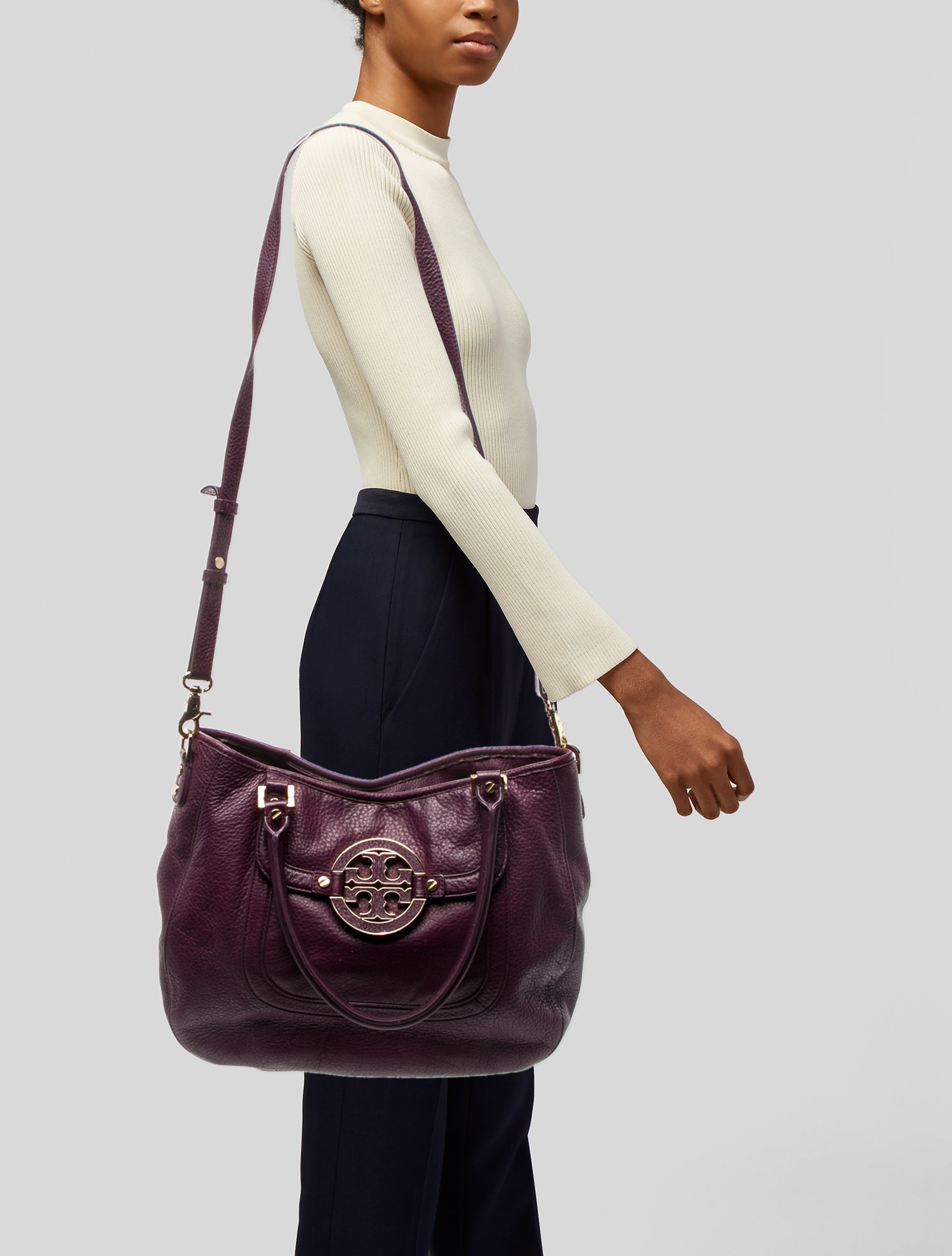 Tory Burch Leather Top Handle Bag