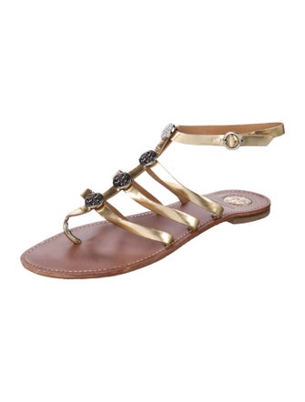 Tory Burch Leather Gladiator Sandals