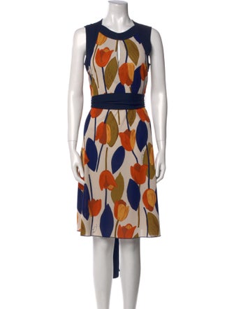 Tory Burch Printed Knee-Length Dress