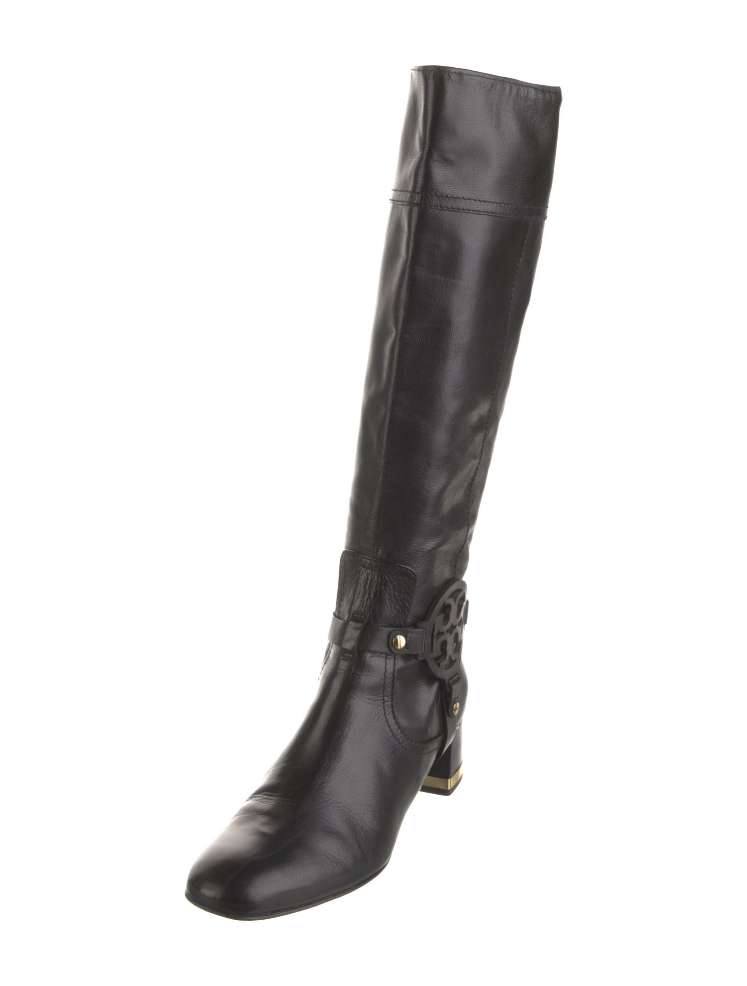Tory Burch Leather Riding Boots