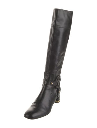Tory Burch Leather Riding Boots