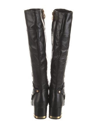 Tory Burch Leather Riding Boots