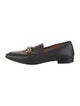 Tory Burch Leather Chain-Link Accents Loafers