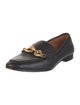 Tory Burch Leather Chain-Link Accents Loafers