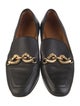 Tory Burch Leather Chain-Link Accents Loafers