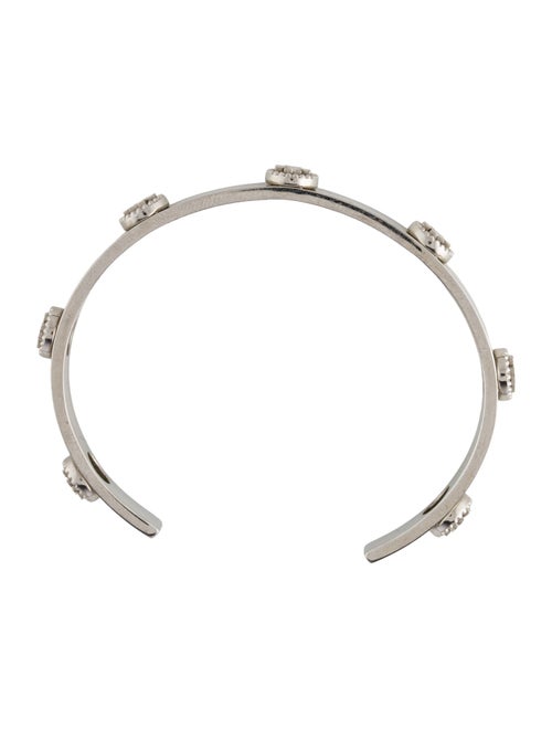Tory Burch Crystal TT Stud Cuff Bracelet