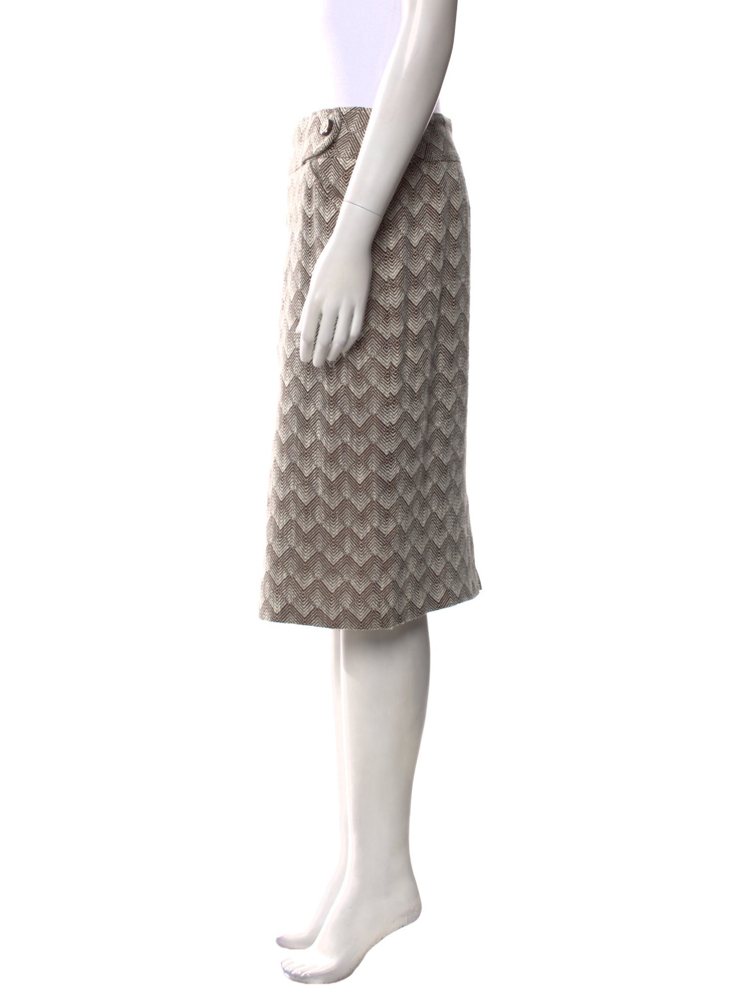 Tory Burch Printed Knee-Length Skirt