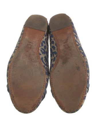 Tory Burch Canvas Printed Flats