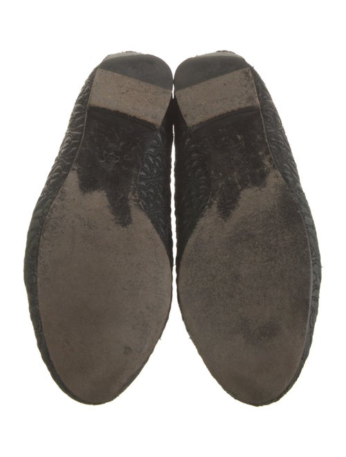 Tory Burch Leather Grosgrain Trim Ballet Flats