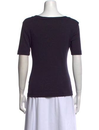 Tory Burch Graphic Print Scoop Neck T-Shirt