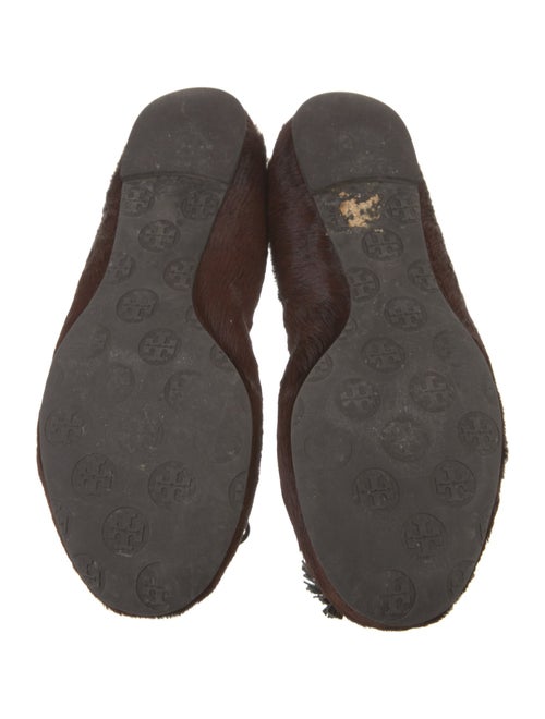 Tory Burch Ponyhair Tassel Accents Ballet Flats