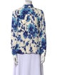 Tory Burch Silk Floral Print Blouse