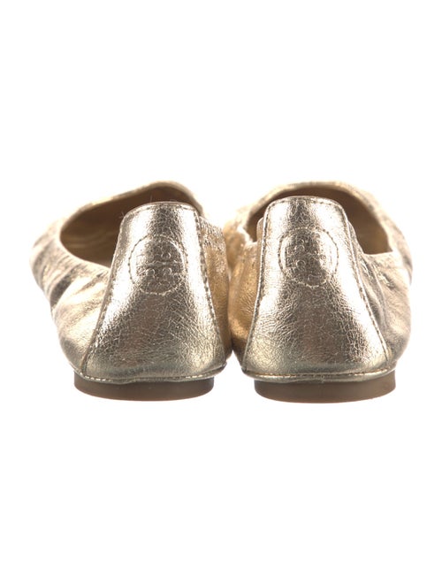 Tory Burch Leather Printed Ballet Flats