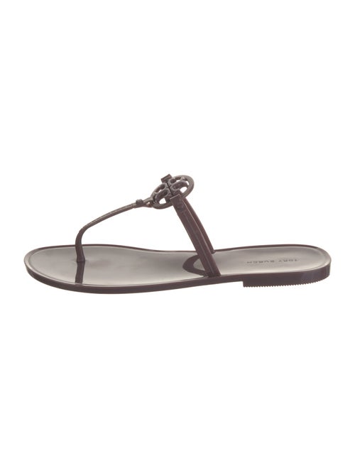 Tory Burch Rubber T-Strap Sandals