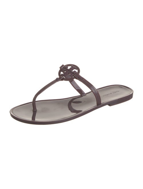 Tory Burch Rubber T-Strap Sandals