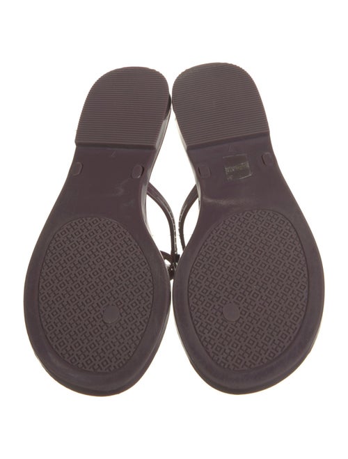 Tory Burch Rubber T-Strap Sandals