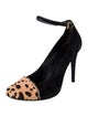 Tory Burch Suede Animal Print Pumps