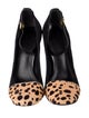 Tory Burch Suede Animal Print Pumps