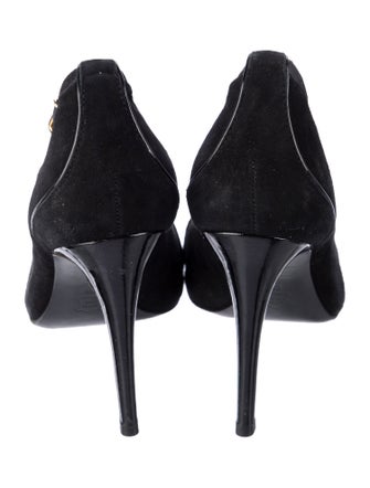 Tory Burch Suede Animal Print Pumps